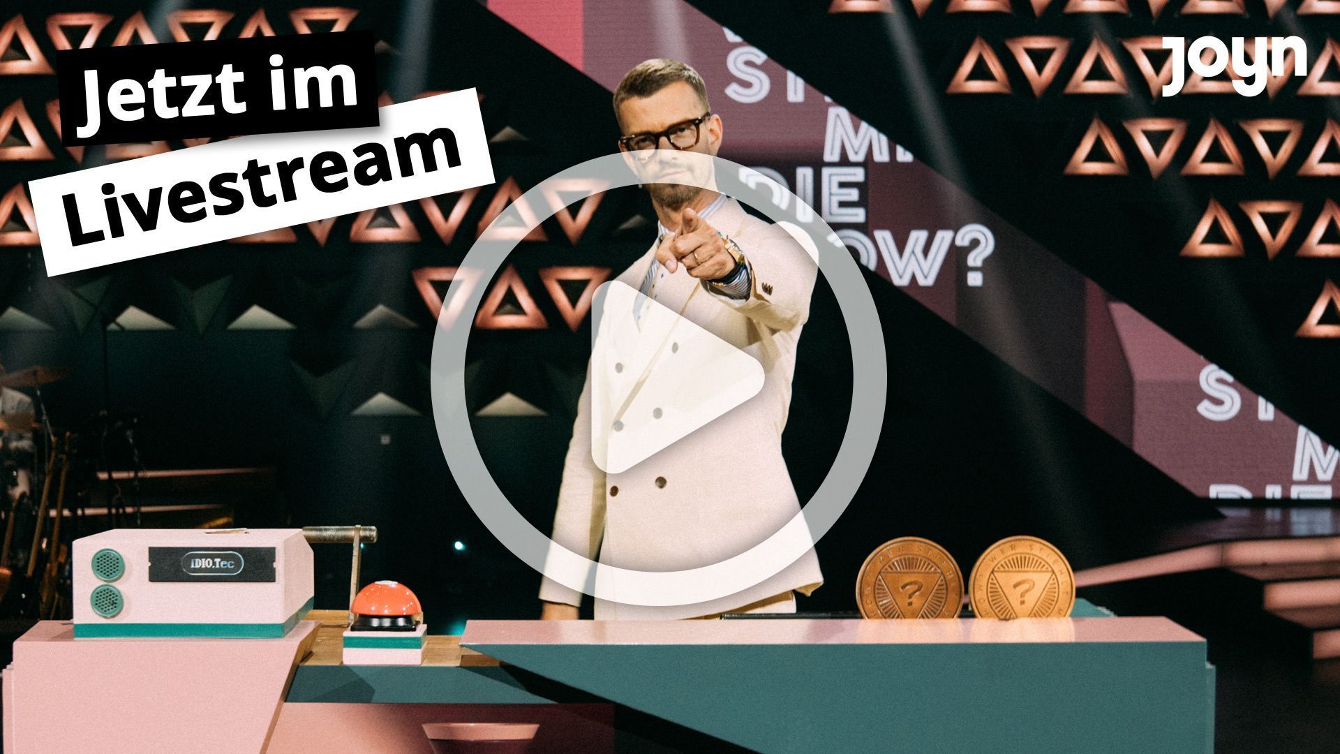 Immer sonntags um 20:15 Uhr im Livestream