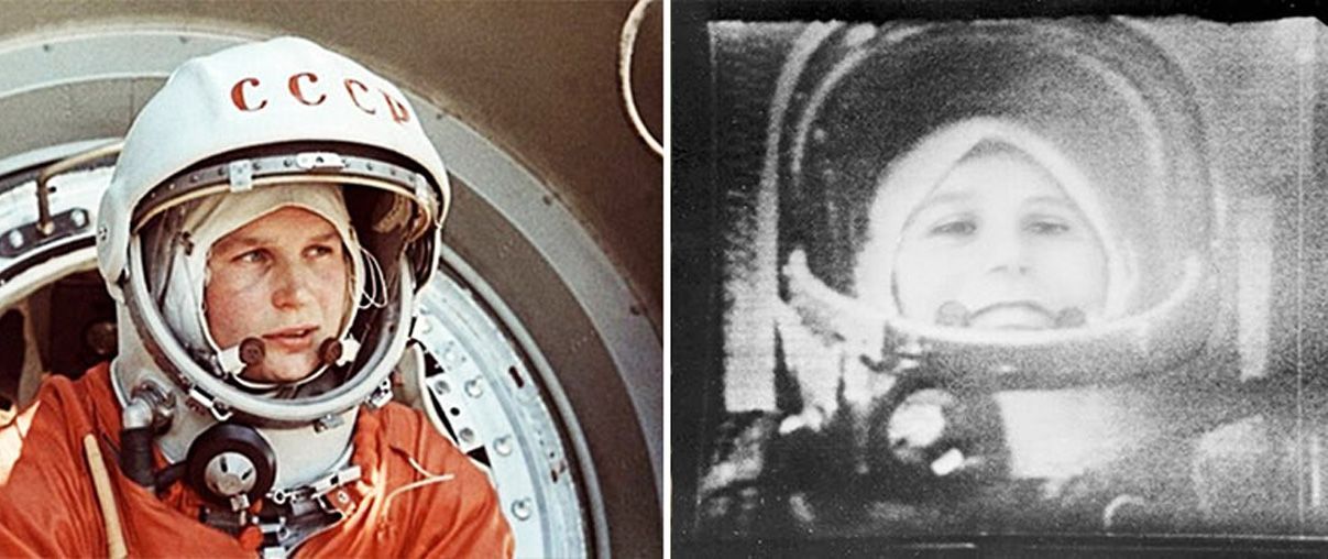 Die Sowjetunion verlor vielleicht das Rennen zum Mond. Aber sie holte den Sieg in Sachen Emanzipation. Schon 1963 schickte sie Walentina Tereschkowa als erste Frau ins All, 3 Tage lang und ganz allein. 
