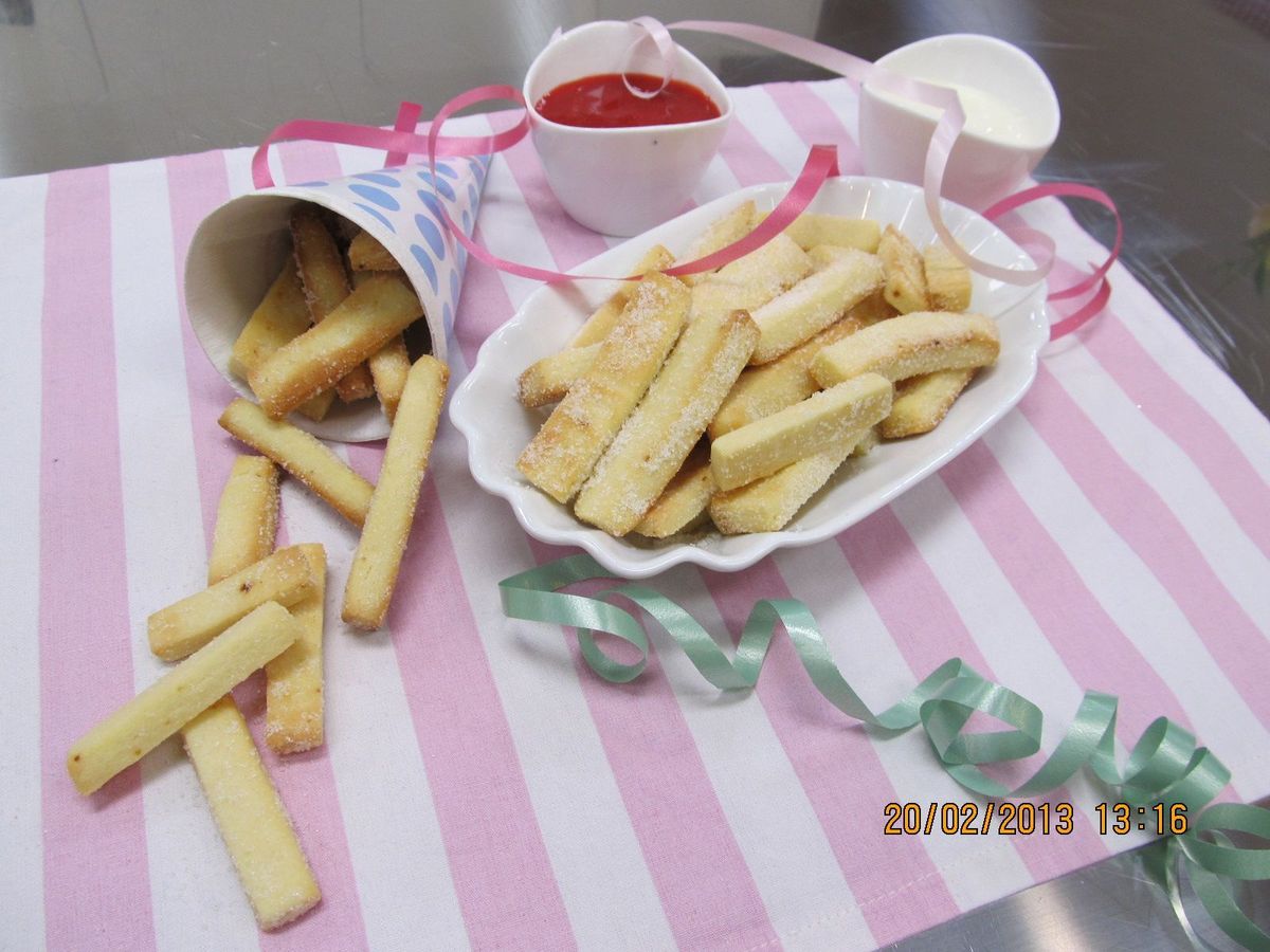 Süße Pommes: Das Rezept aus Enie backt