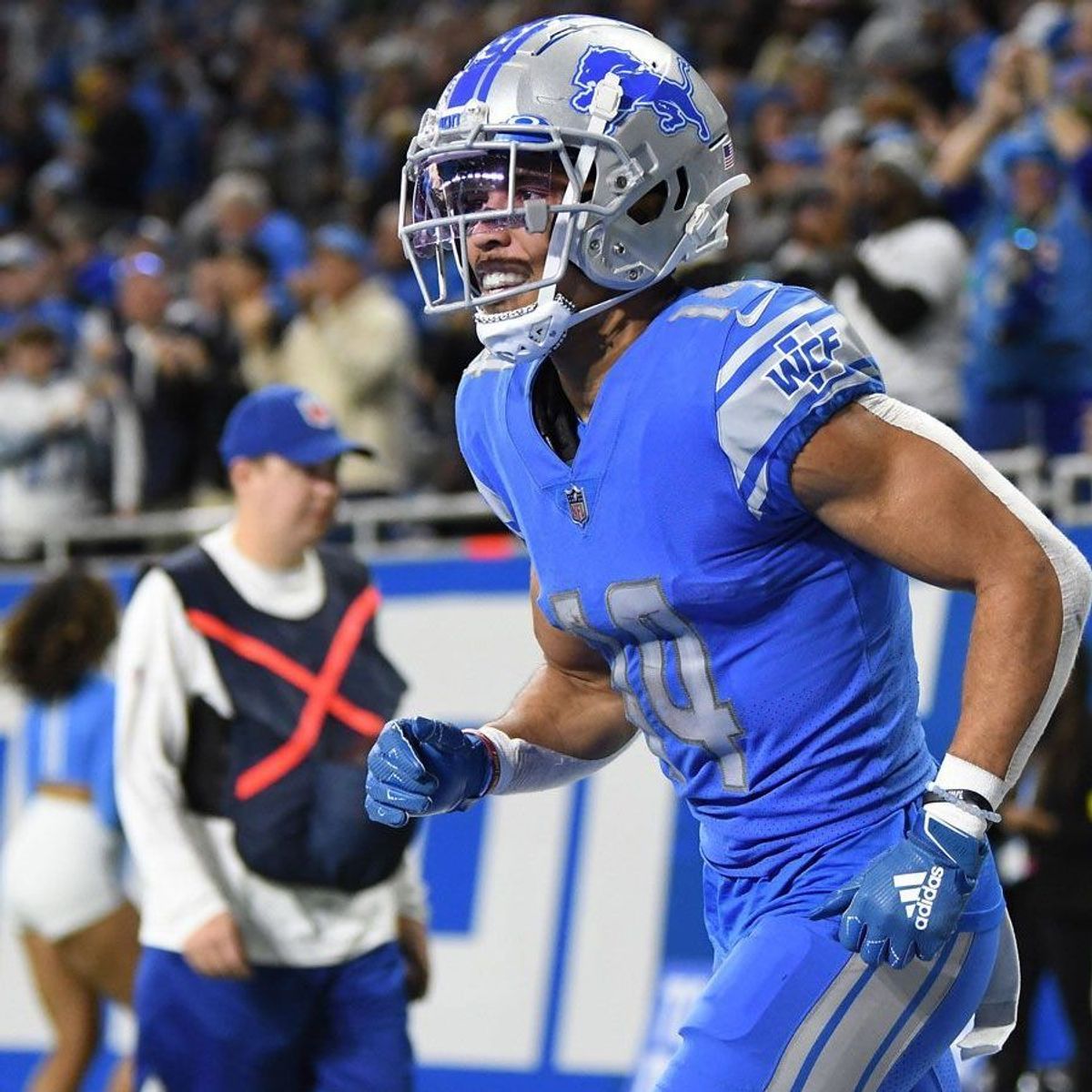 Amon-Ra St. Brown is fully embracing the hype from Detroit Lions fans