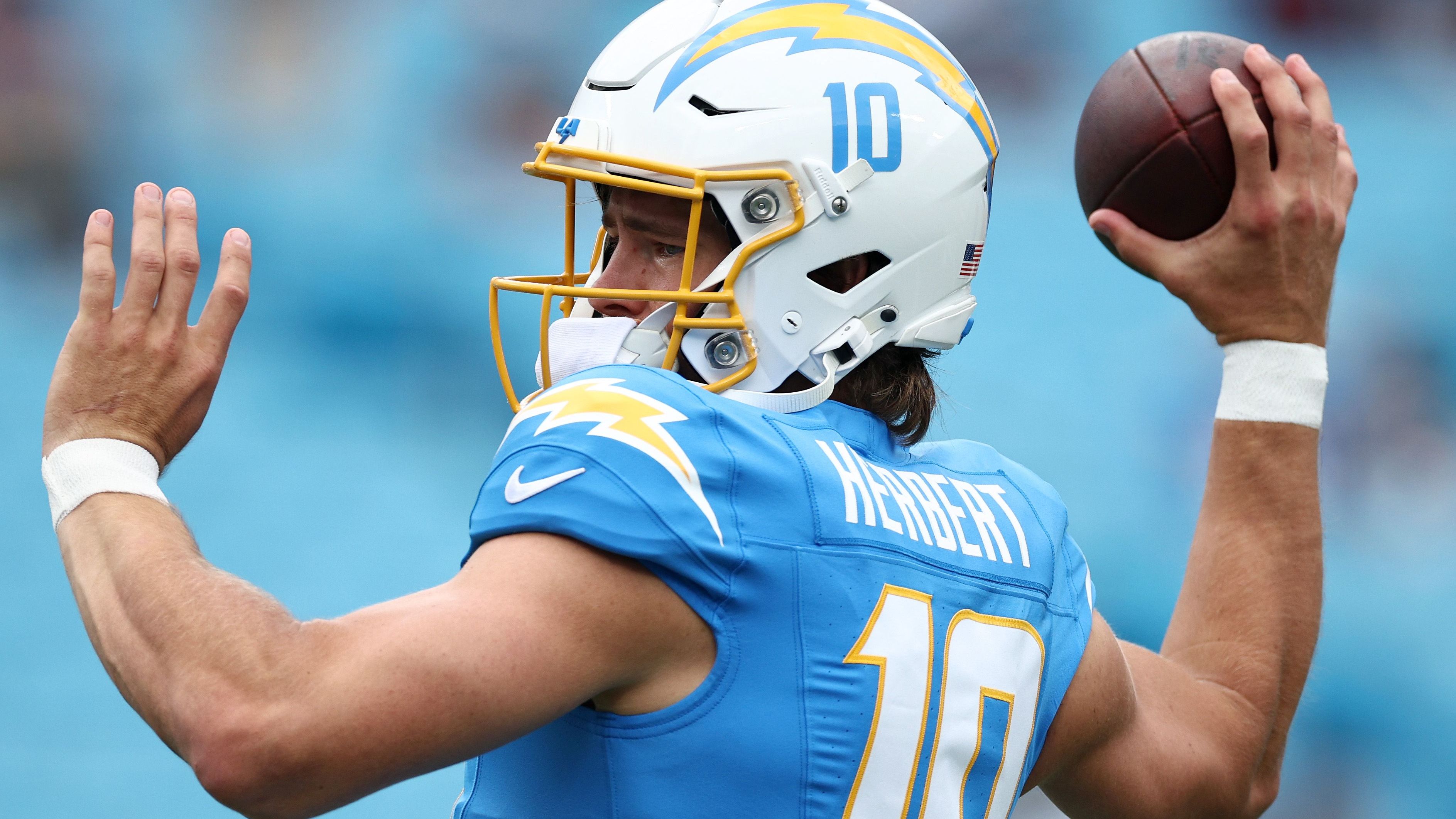 <strong>Justin Herbert (Los Angeles Chargers)</strong><br> Letzte Interception: Saison 2024, Woche 2<br> Spiele seitdem: 0 <br> Passversuche seitdem: <strong>15</strong>