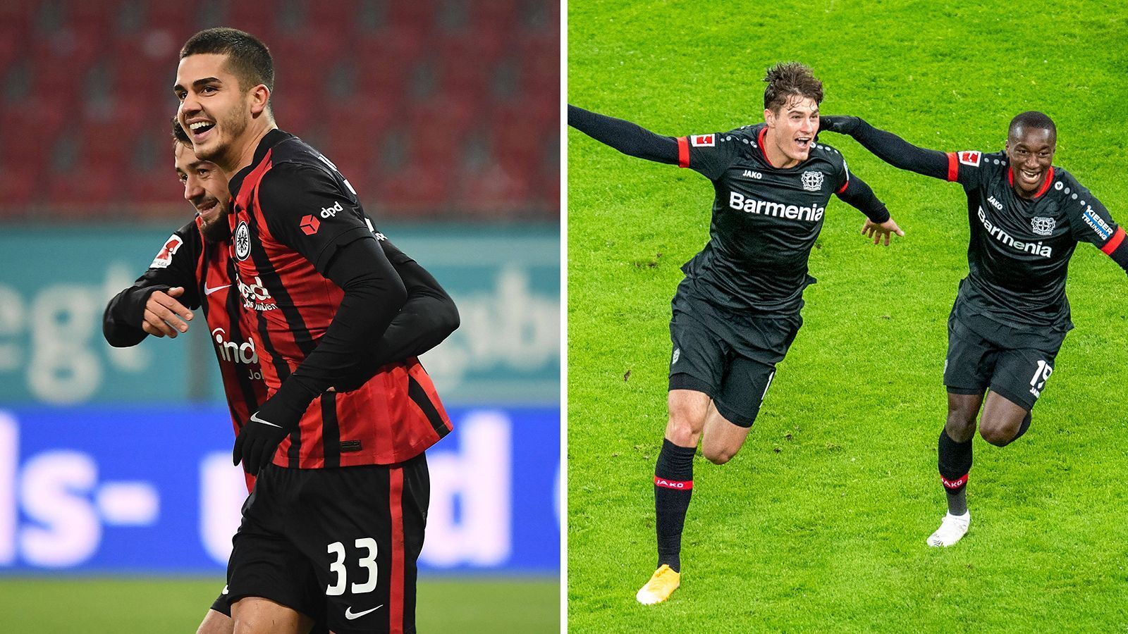 
                <strong>Eintracht Frankfurt (9.) - Bayer Leverkusen (2.)</strong><br>
                Die Eintracht findet langsam in die Spur und zurück zu alter Stärke. Der 2:0-Sieg in Augsburg vor Weihnachten war der erste nach zuvor neun sieglosen Partien. Insbesondere Andre Silva spielt bisher eine starke Runde. Mit neun Treffern nach 13 Spielen rangiert er hinter Lewandowski und Haaland auf Platz drei der Torjägerliste. Aber was offensive Gefahr angeht, braucht Leverkusen sich alles andere als zu verstecken. Nur durch das bittere Last-Minute-Gegentor zum 2:3 gegen die Bayern verlor die Werkself vor Weihnachten noch Platz eins. Auch Leverkusen hat die Dreifachbelastung etwas rausschütteln können und wird Lust haben, die Bayern weiter zu ärgern. ran.de tippt: Leverkusen gewinnt mit 3:2.
              