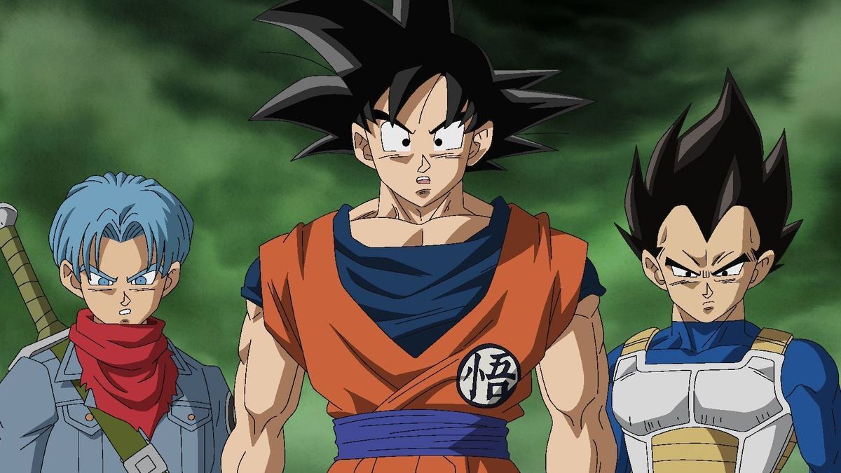 Future Trunks, Son Goku und Vegeta