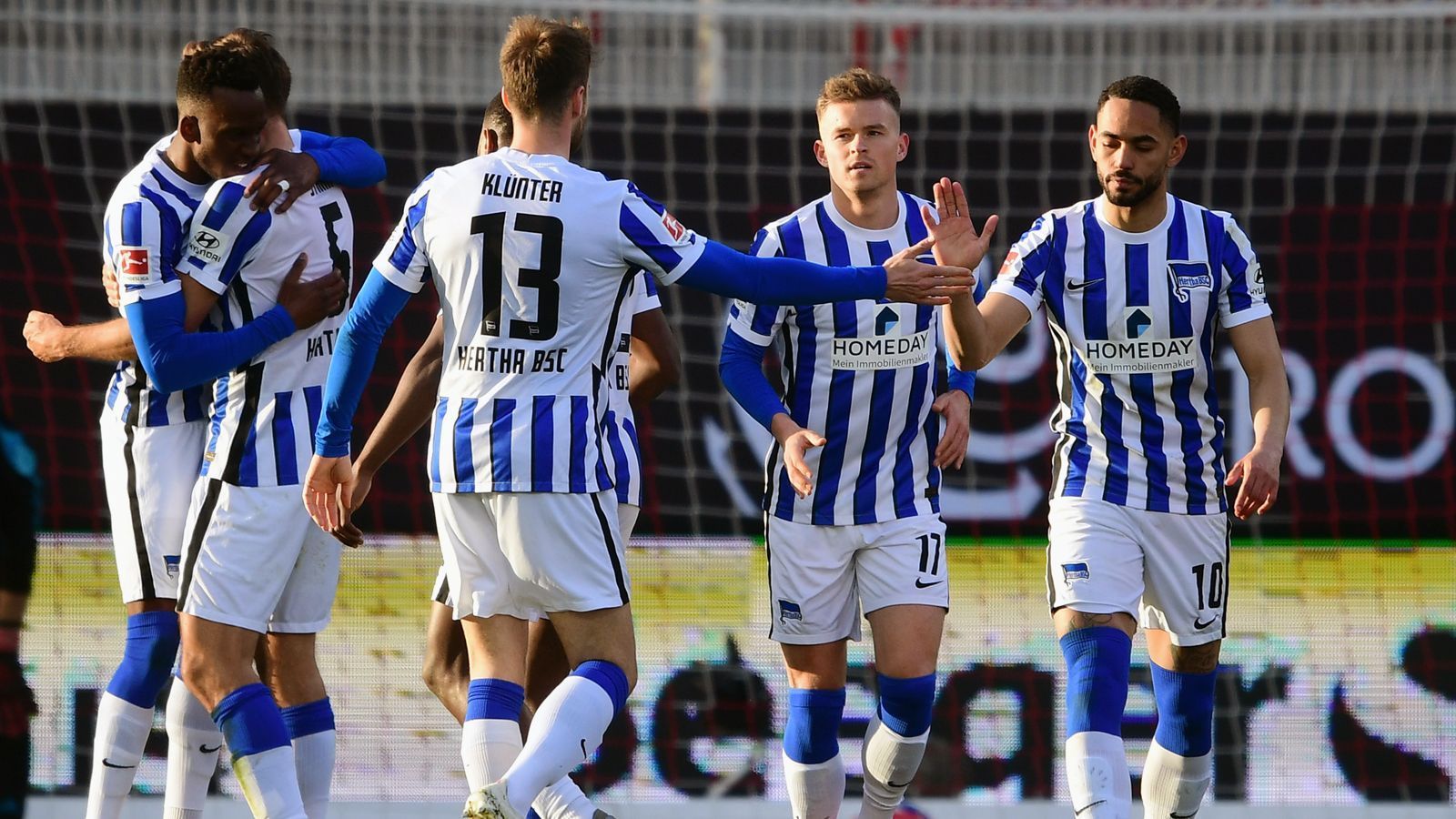 
                <strong>Hertha BSC</strong><br>
                &#x2022; Durchschnittlicher Tabellenplatz der Bundesliga-Gegner des Restprogrammes: 13,5 - <br>&#x2022; Stärkster Gegner des Restprogrammes: SC Freiburg (aktuell Platz 9) - <br>&#x2022; Schwächster Gegner des Restprogrammes: FC Schalke 04 (aktuell Platz 18) -<br>&#x2022; Verbleibende Gegner: 1. FSV Mainz 05 (Auswärtsspiel, 12.), SC Freiburg (Heimspiel, 9.), Arminia Bielefeld (H, 15.), FC Schalke 04 (A, 18.), 1. FC Köln (H, 16.), TSG 1899 Hoffenheim (A, 11.) -<br>
              