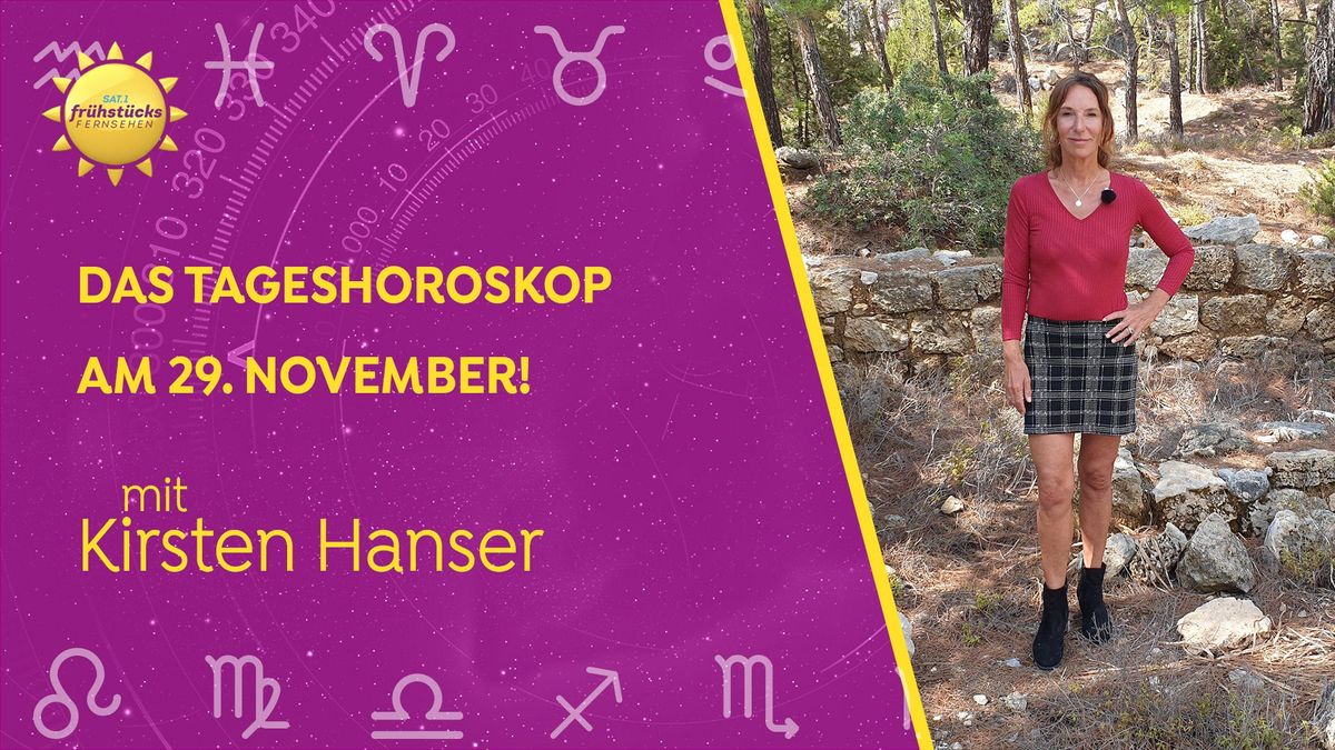 Tageshoroskop 29.11.2022