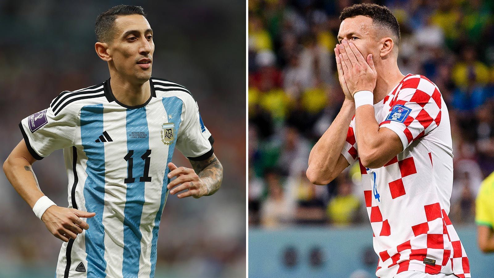 
                <strong>Offensives Mittelfeld: Angel Di Maria vs. Ivan Perisic</strong><br>
                Perisic wird bei Kroatien wie gewohnt auflaufen, auch weil der Ex-Bundesliga-Star für seinen unglaublichen Kampf und seine Defensivarbeit geschätzt wird. Di Maria hingegen ist ein Wackelkandidat. Statt ihm liefen die Südamerikaner im Viertelfinale sogar mit einer Fünferkette auf. Auch Alejandro Gomez startete bereits für den Flügelflitzer von Juventus Turin. Nichtsdestotrotz steht fest: Wenn Di Maria in Form ist, kann er in seinem Team für den einen Moment sorgen - genauso wie Perisic. Daher: Punkt für beide - 6:5 für Argentinien.
              