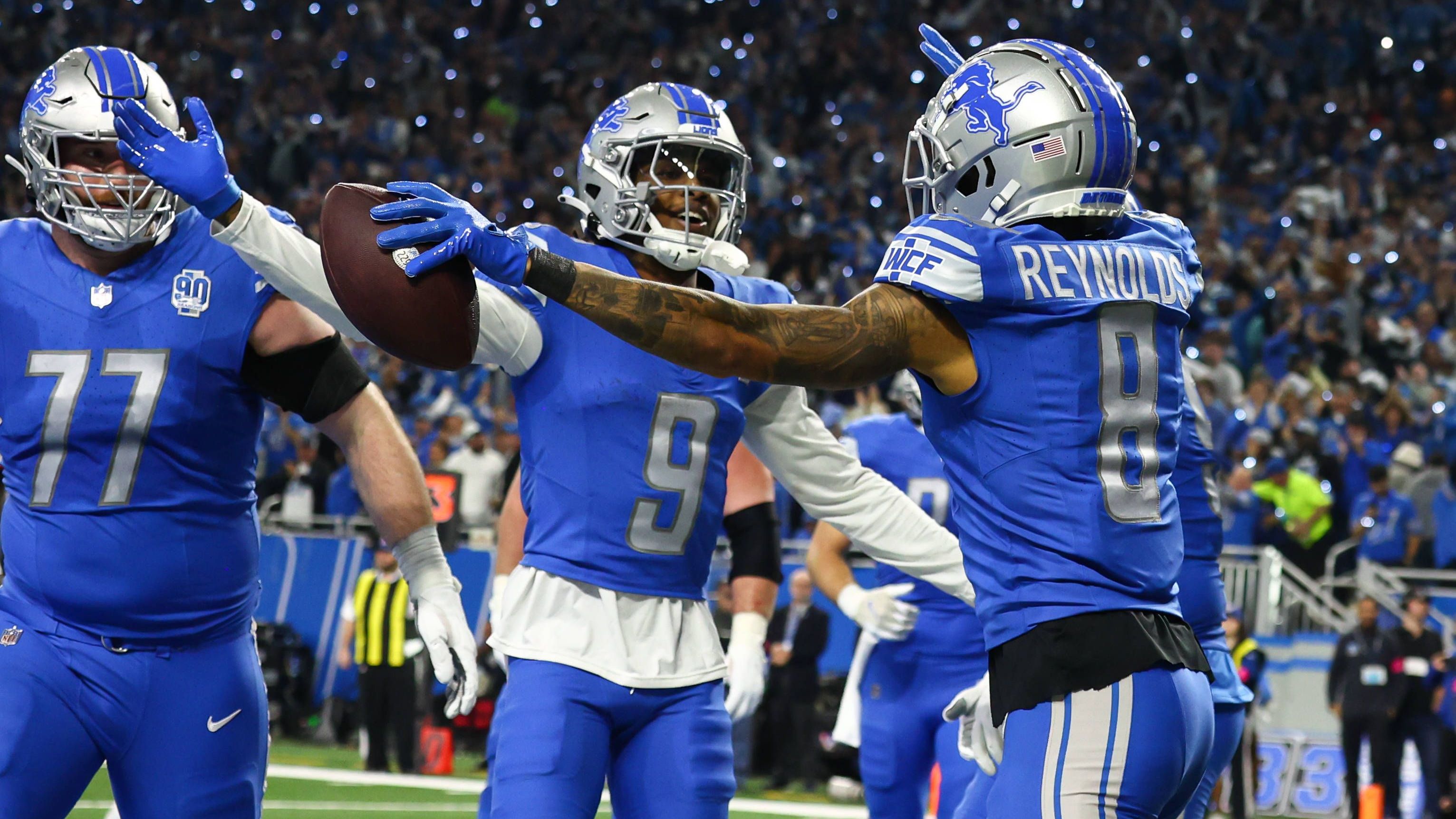 <strong>Platz 2: Detroit Lions</strong><br>Touchdownrate: 48 Prozent<br>Touchdowns insgesamt: 58