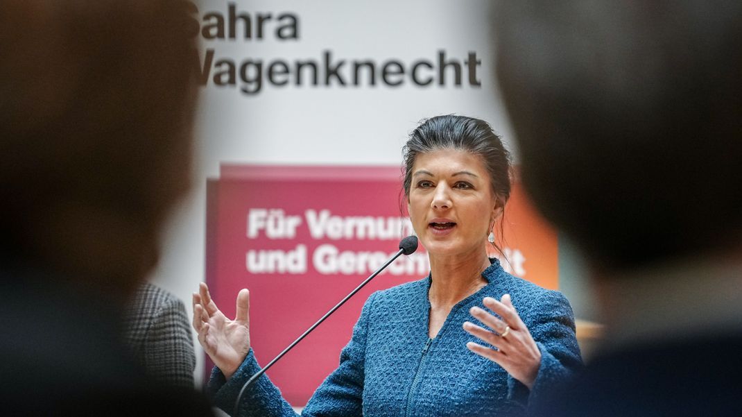 Sahra Wagenknecht verkündetete im Dezember 2023 die Gründung ihrer Gruppe Bündnis Sahra Wagenknecht.