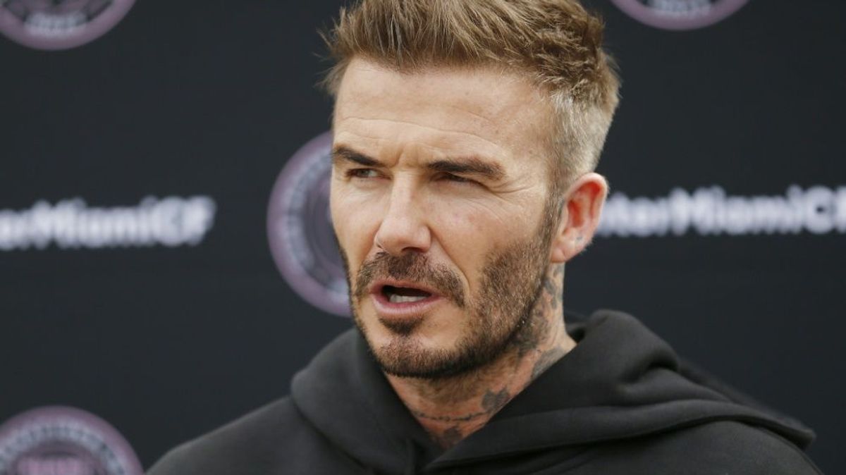 David Beckham besucht leeres Stadion