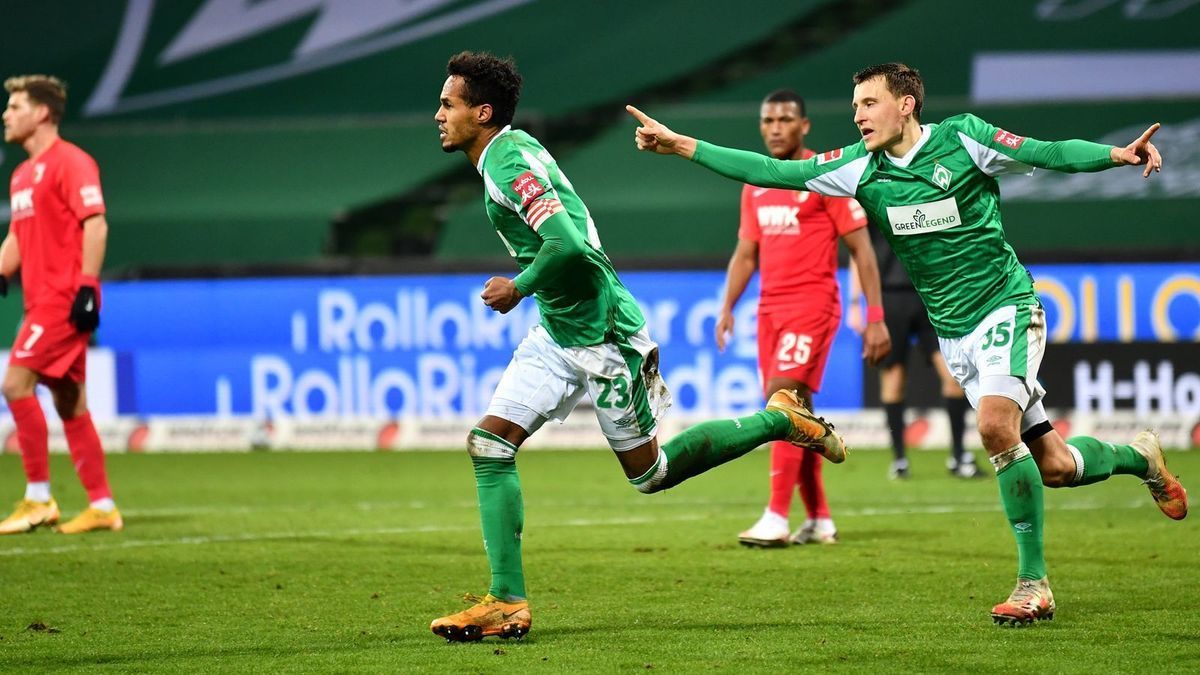 Bremen gewinnt dank später Tore gegen Augsburg