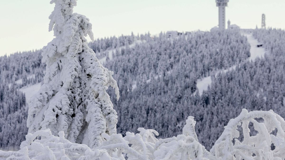 Erzgebirge Schnee