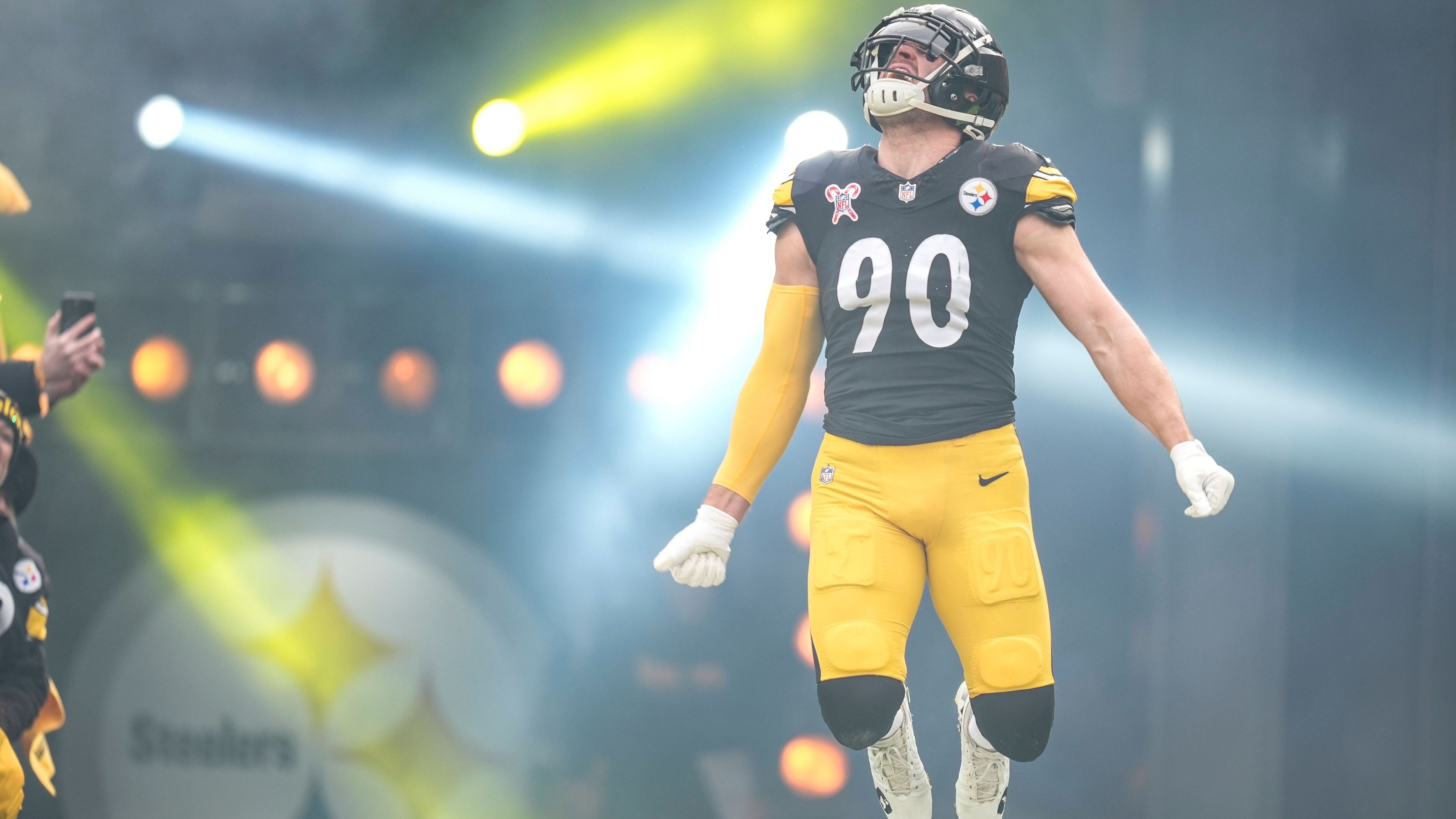 <strong>Platz 1: T.J. Watt</strong><br>Alter: 30<br>Position: Edge Rusher<br>Team: Pittsburgh Steelers