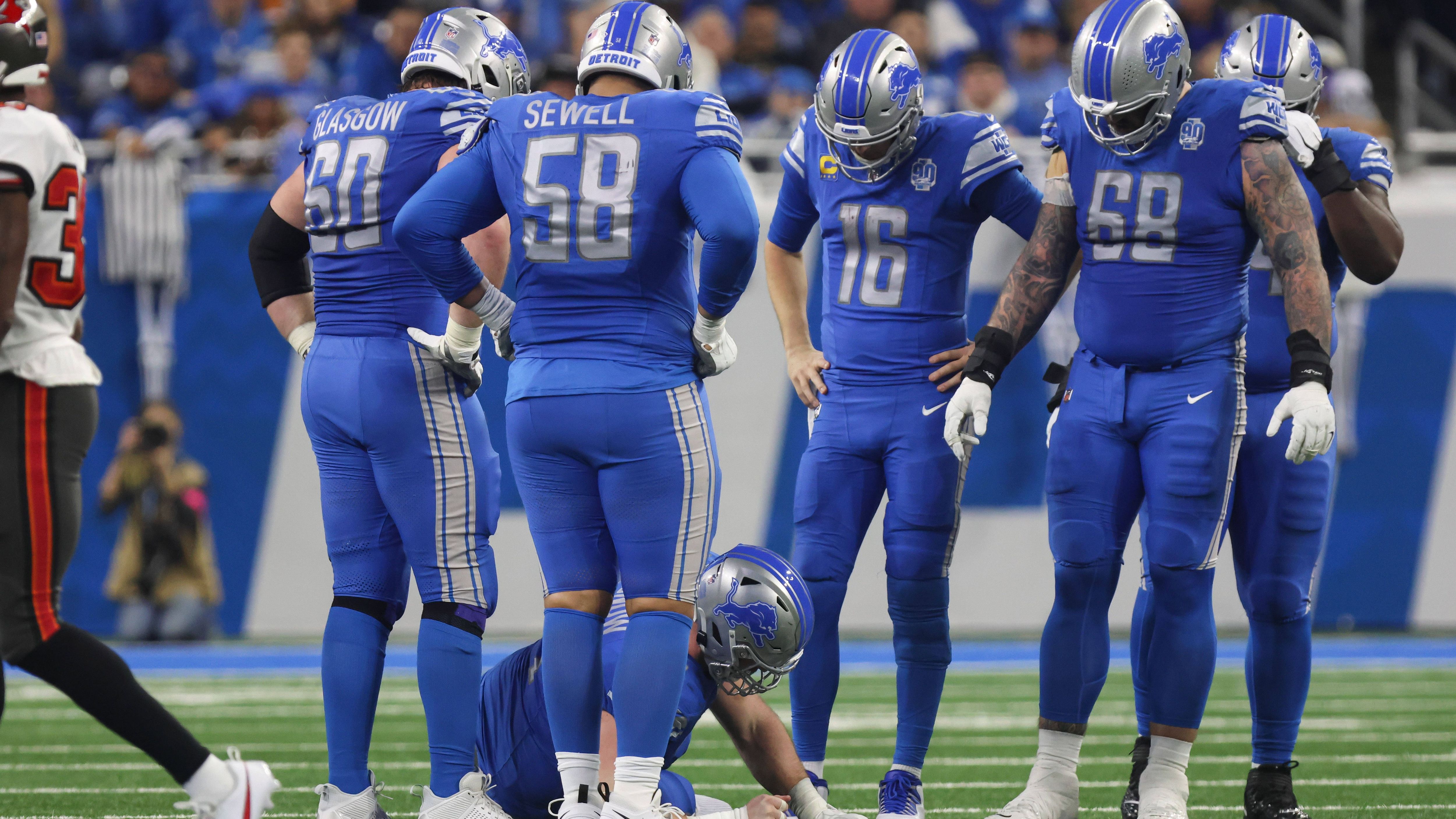 <strong>Platz 3: Detroit Lions - 10</strong><br>Frank Ragnow (2018) - 3 Pro Bowls<br>T.J. Hockenson (2019) - 2 Pro Bowls<br>Penei Sewell (2021) - 2 Pro Bowls<br>Amon-Ra St. Brown (2021) - 2 Pro Bowls<br>Jahmyr Gibbs (2023) - 1 Pro Bowl<br>Kenny Golladay (2017) - 1 Pro Bowl<br>Aidan Hutchinson (2022) - 1 Pro Bowl<br>Jonah Jackson (2020) - 1 Pro Bowl<br>Sam LaPorta (2023) - 1 Pro Bowl<br>Jalen Reeves-Maybin (2017) - 1 Pro Bowl