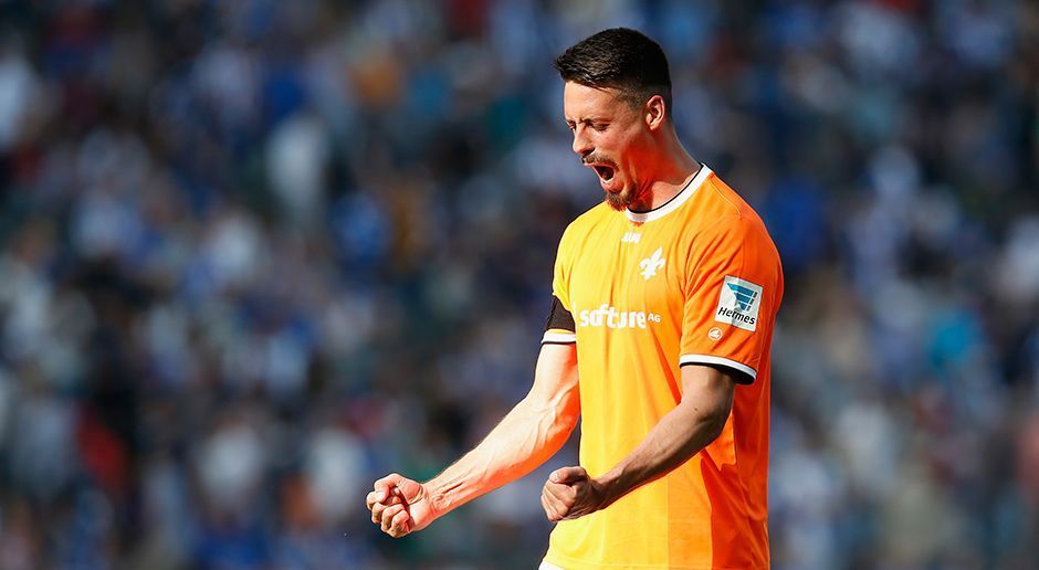 
                <strong>Sandro Wagner</strong><br>
                Sandro Wagner: Kaum jemand hätte Sandro Wagner eine derartig erfolgreiche Saison zugetraut. Schon gar nicht im Dress des Aufsteigers SV Darmstadt. Am Ende reicht es in der Scorer-Tabelle für einen achten Platz (18 Punkte) und in der Torjägerliste für einen sechsten Rang (14 Tore).
              