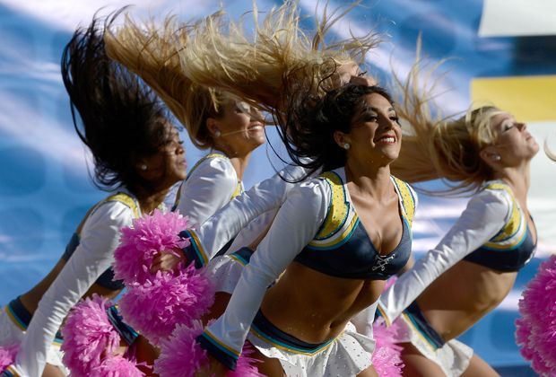 
                <strong>San Diego Chargers - New York Jets 31:0</strong><br>
                In San Diego verwirren die Cheerleader allein die Gäste.
              