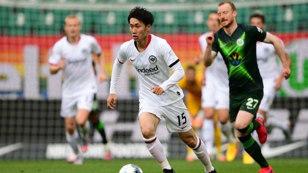 Daichi Kamada erzielt den Siegtreffer für Frankfurt