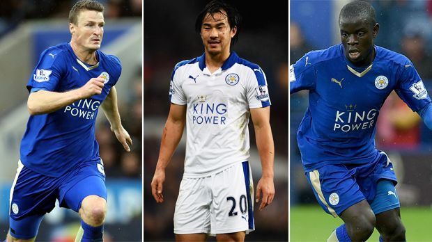 
                <strong>Leicester City - Top-Einkäufe</strong><br>
                Somit stellt allein Okazaki knapp einen Drittel des Werts der Startaufstellung dar. Der Japaner ist der teuerste Transfer des Spitzenreiters, gefolgt von Huth (li.) und Kante (re.). Im europäischen Fußball gibt es somit einige "Stars", die mehr als die gesamte Leicester-Elf gekostet und weniger Leistung gebracht haben. ran.de zeigt Flop-Transfers, die jeder für sich teurer waren als die elf Stammspieler von Leicester City zusammengenommen.
              