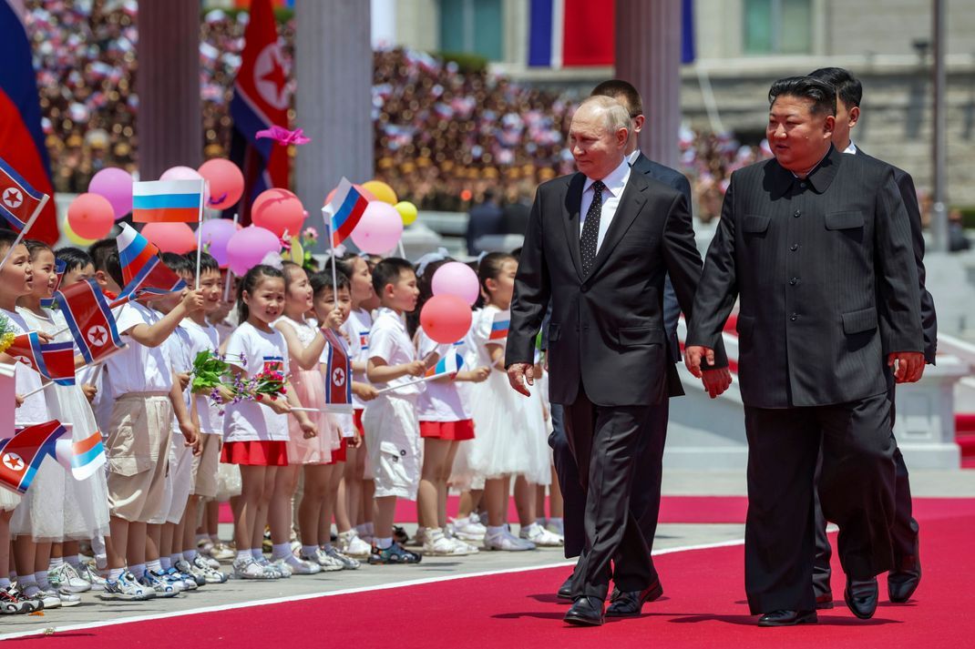 Wladimir Putin zu Besuch bei Kim Jong-un in Nordkorea.