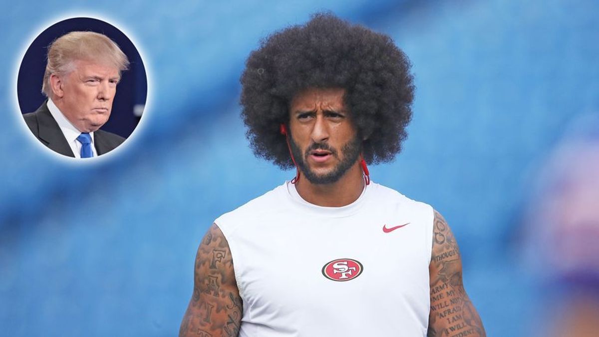 Donald Trump schießt gegen Colin Kaepernick.