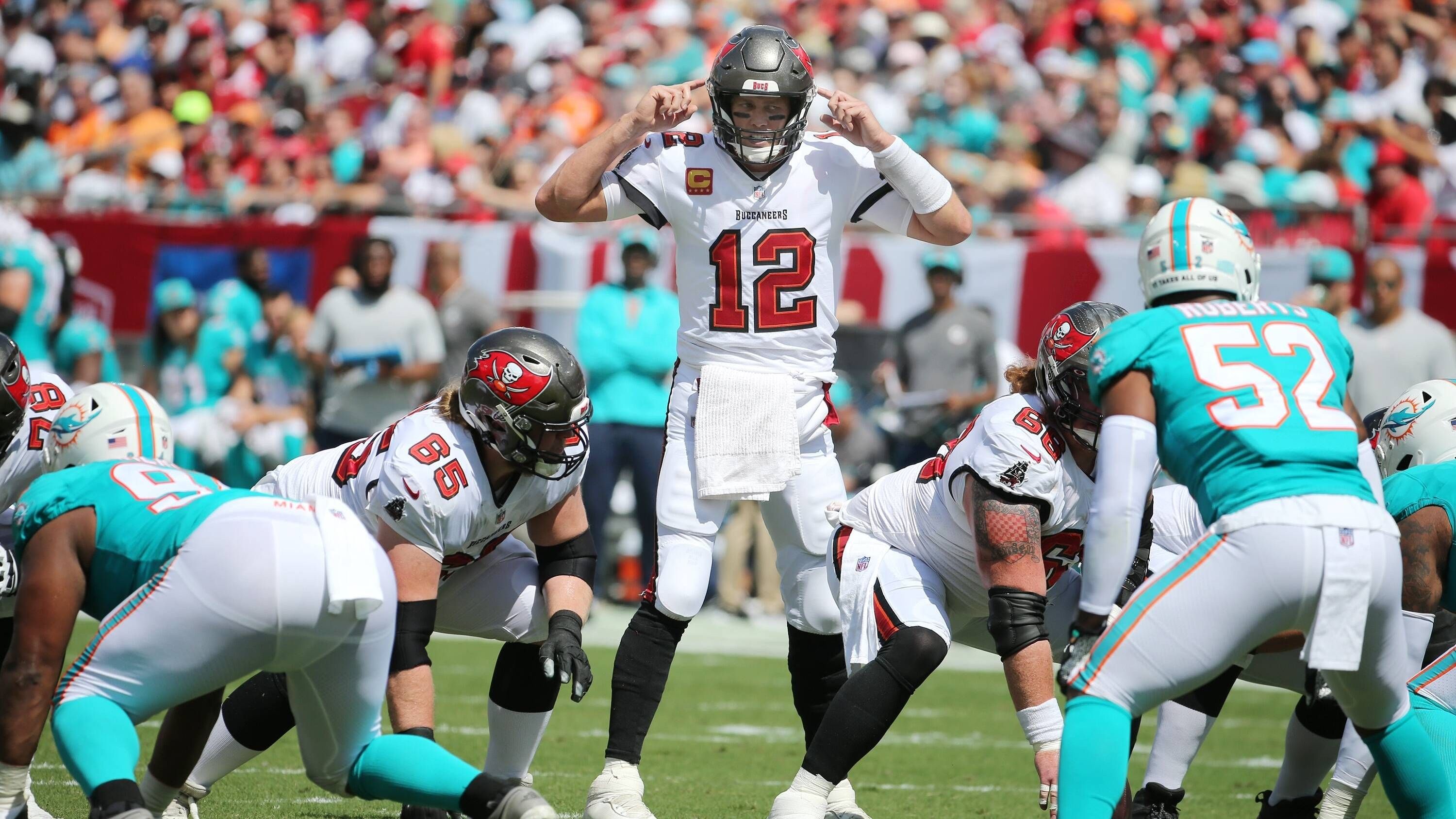 Team: Tampa Bay Buccaneers<br>Letzter All-Pro-Quarterback: Tom Brady<br>Jahr: 2021