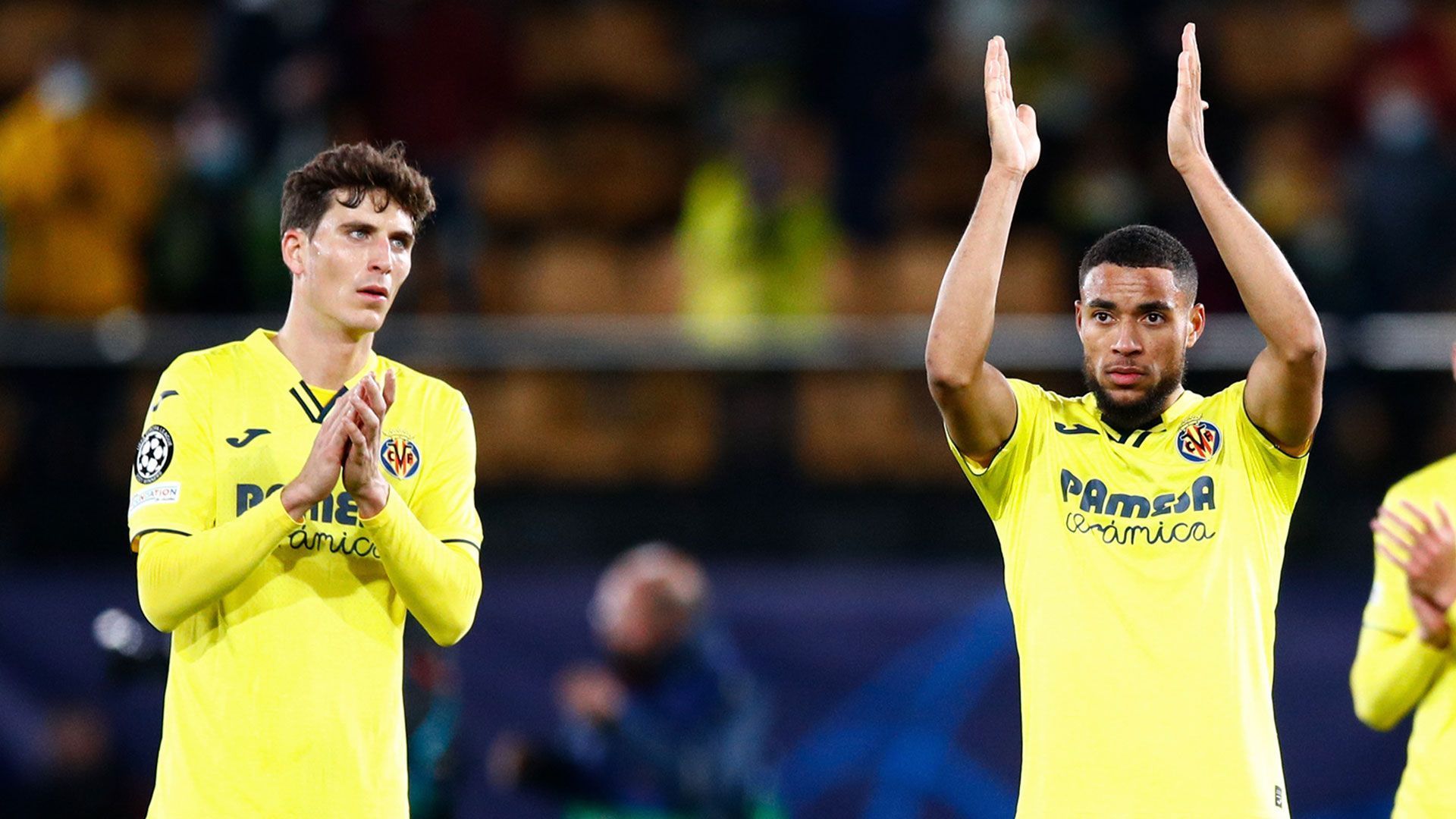 
                <strong>Wertvollste Spieler: Pau Torres und Arnaut Danjuma</strong><br>
                Der Kader des FC Villarreal hat aktuell einen Marktwert von 382,5 Millionen Euro (FC Bayern: 804,5 Millionen Euro). Die beiden wertvollsten Spieler sind Pau Torres (links) und Arnaut Danjuma mit einem Wert von je 50 Millionen Euro. Den geringsten Marktwert im Kader hat der russische Nachwuchsspieler Nikita Iosifov mit einer Million Euro. (Daten: transfermarkt.de / Stand: 4. April 2022).
              