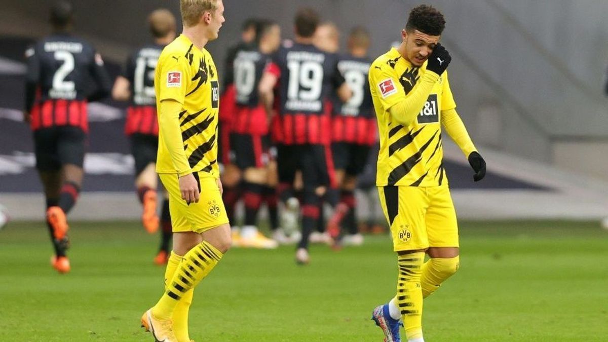 Borussia Dortmund spielt Unentschieden in Frankfurt