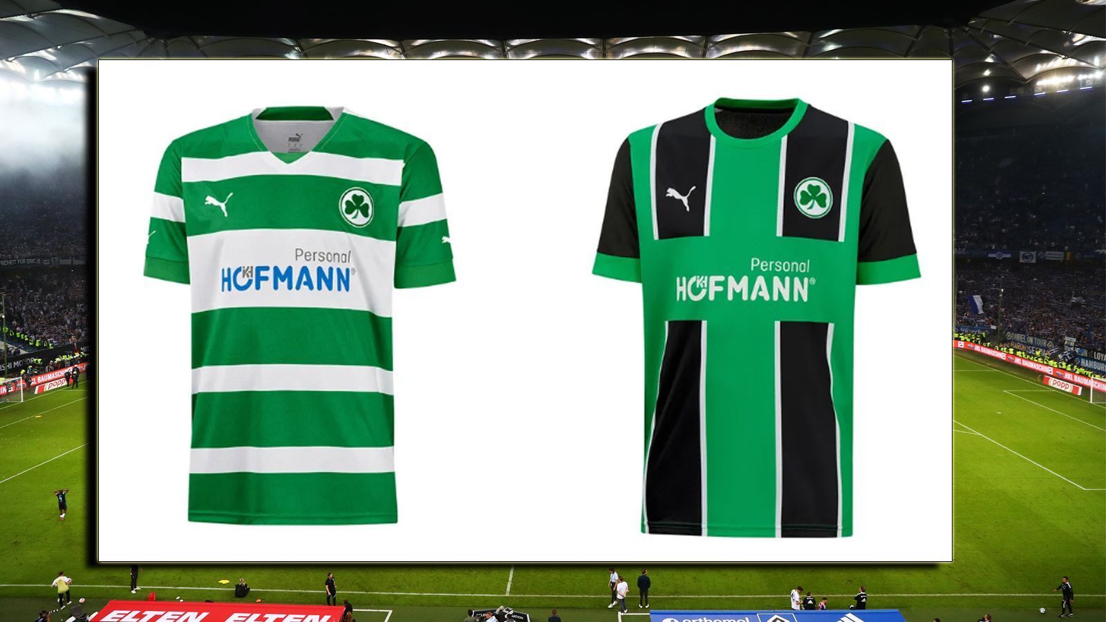 
                <strong>Platz 10: SpVgg Greuther Fürth</strong><br>
                Das Auswärtstrikot finden wir nice! Das Heimtrikot etwas Standard. Damit ein Platz im Mittelfeld für Fürth.
              