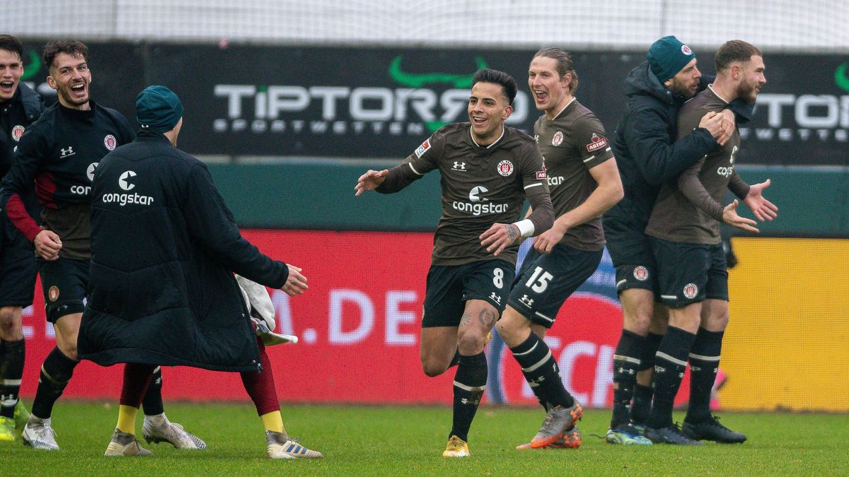 Burgstaller brachte St. Pauli früh in Führung