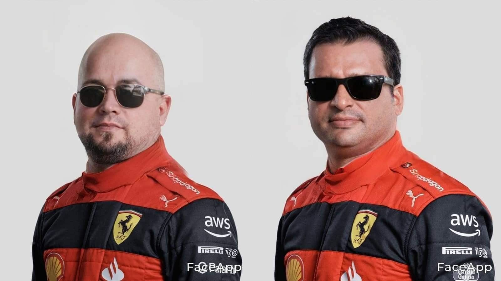 
                <strong>Ferrari</strong><br>
                &#x2022; links: Charles Leclerc<br>&#x2022; rechts: Carlos Sainz jr.<br>
              