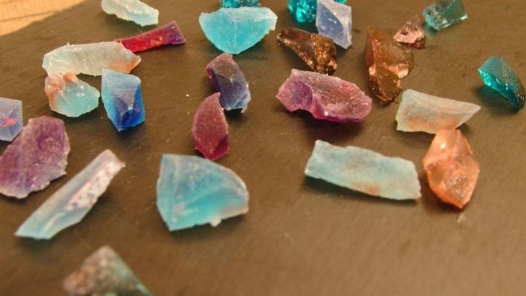 Diese Kristalle sind ein echter Hingucker - und Leckerbissen. Denn ja, sie sind essbar!
