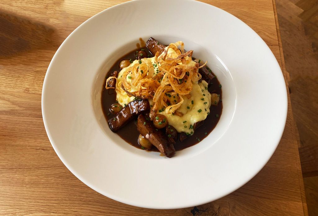 Kalbsleber mit Kartoffelstampf