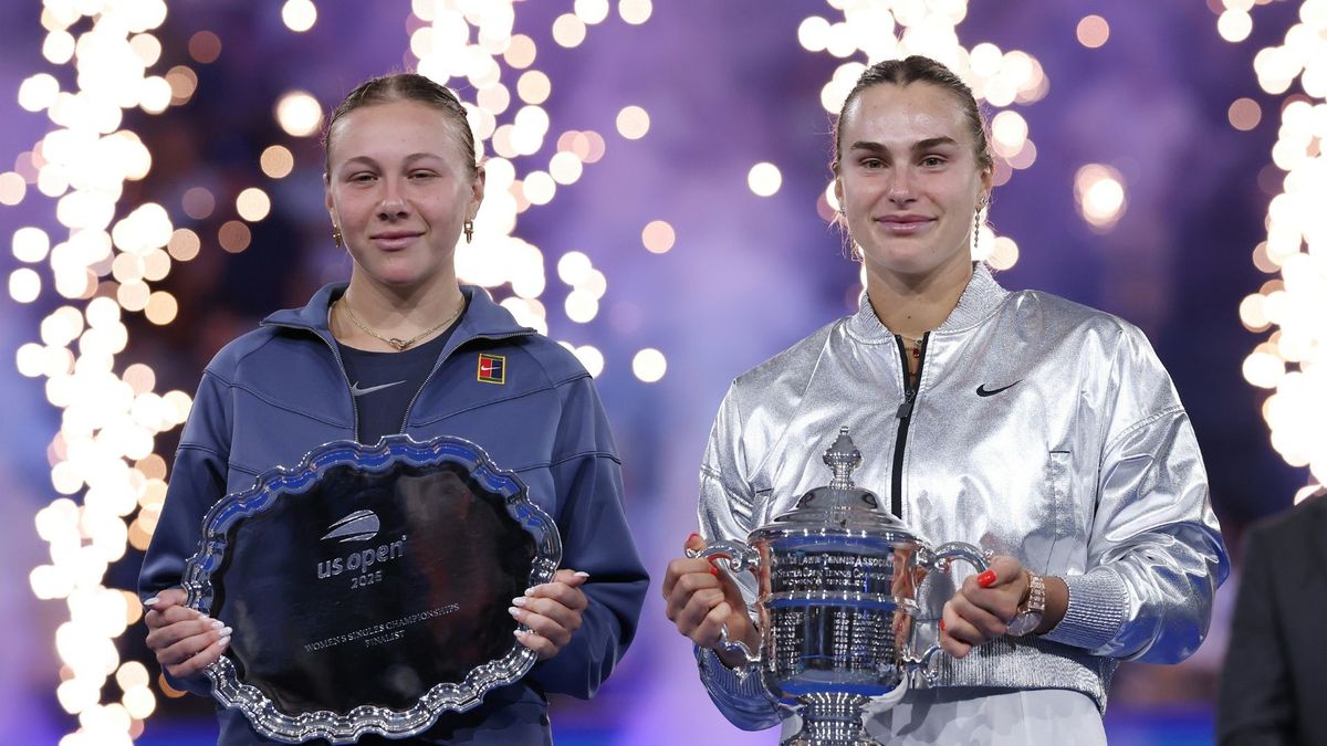 Anisimova musste sich Sabalenka (r.) geschlagen geben