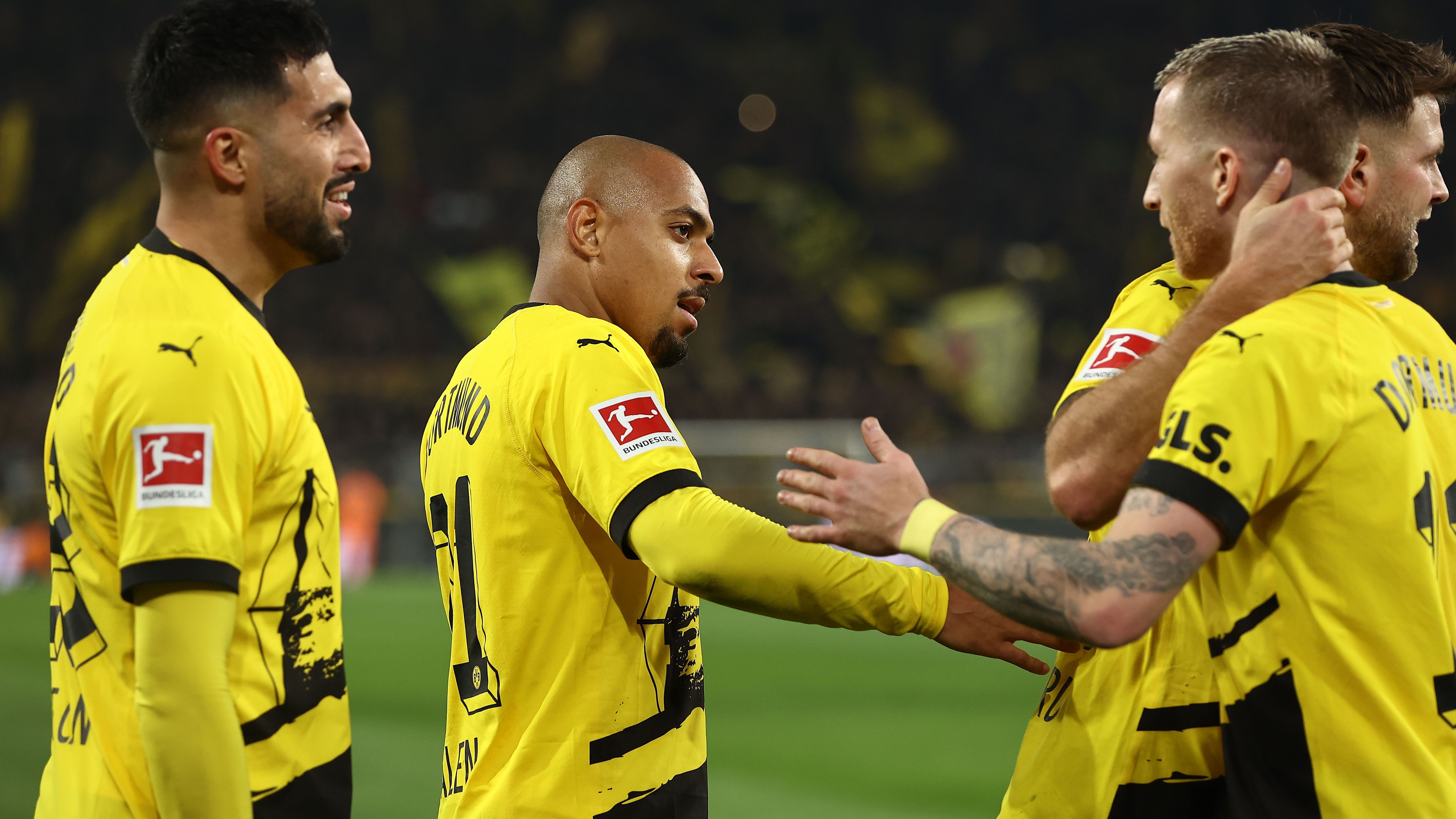 <strong>Borussia Dortmund gegen SC Freiburg: Die Noten für den BVB</strong><br>Der BVB hat nach einem enttäuschenden 0:0 vor Wochenfrist in Heidenheim eine überzeugende Antwort auf die Kritik gegeben. Zum Auftakt des 21. Spieltags gab es ein 3:0 gegen den SC Freiburg. Wir haben Dortmund benotet.