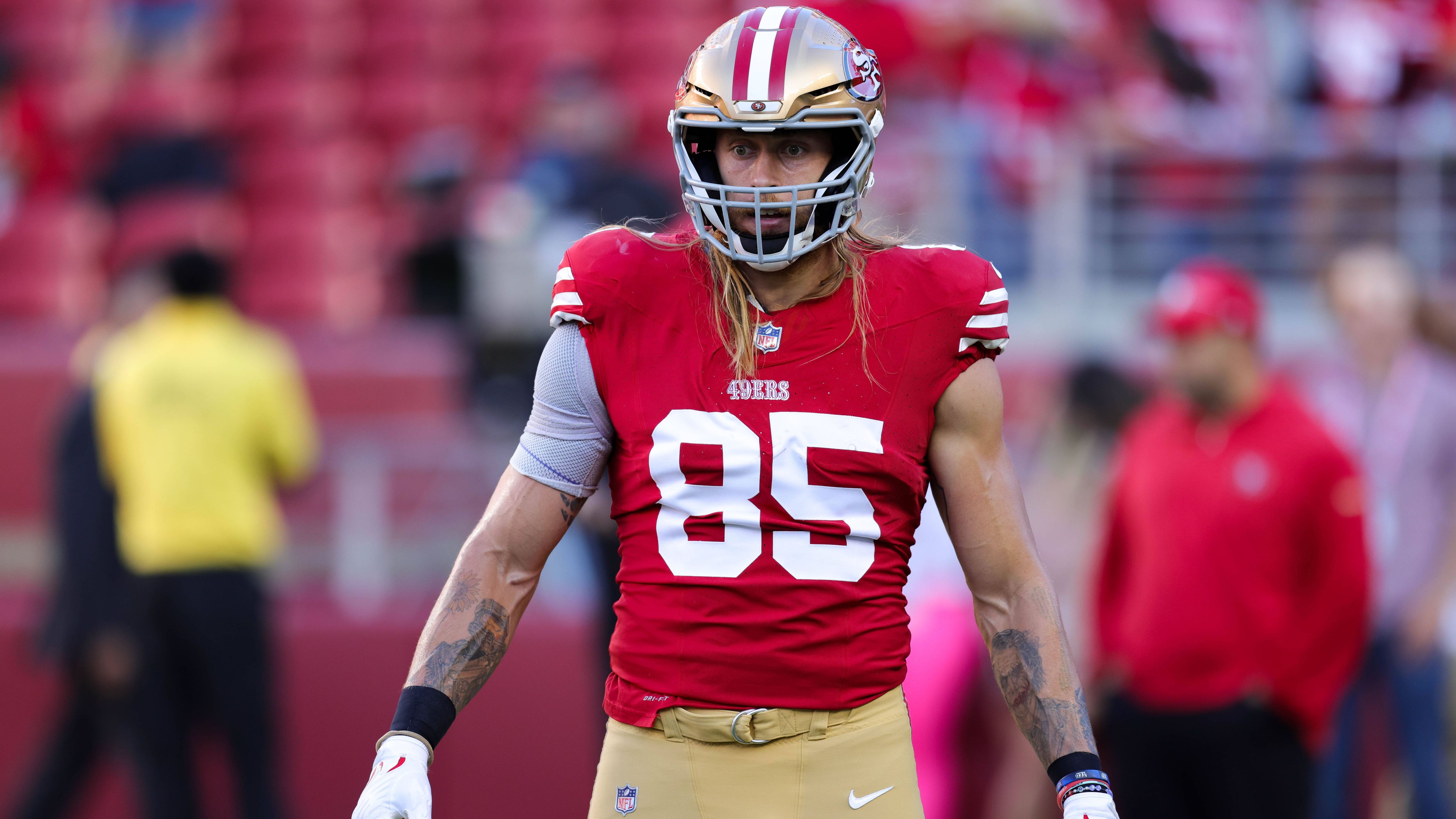 <strong>San Francisco 49ers</strong><br>TE George Kittle, OL Trent Williams, DL Arik Armstead, DE Nick Bosa, LB Fred Warner