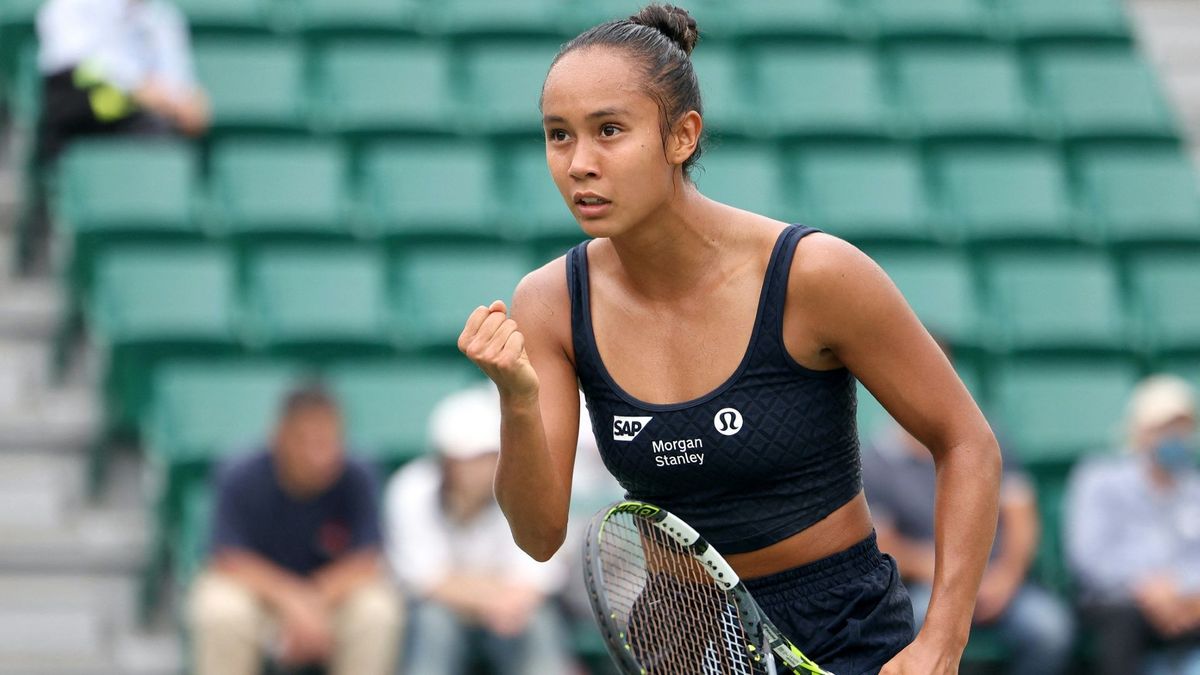 Triumph in Osaka: Leylah Fernandez ballt die Jubelfaust