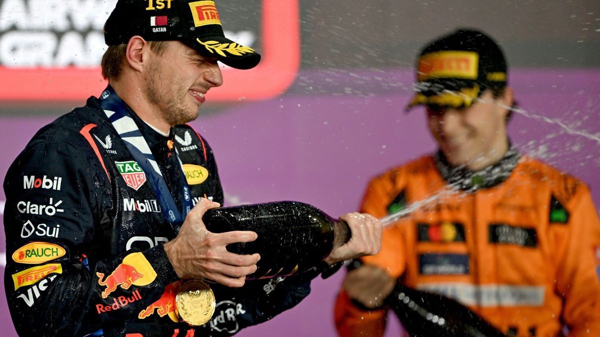 Viel Grund zum Feiern: Max Verstappen