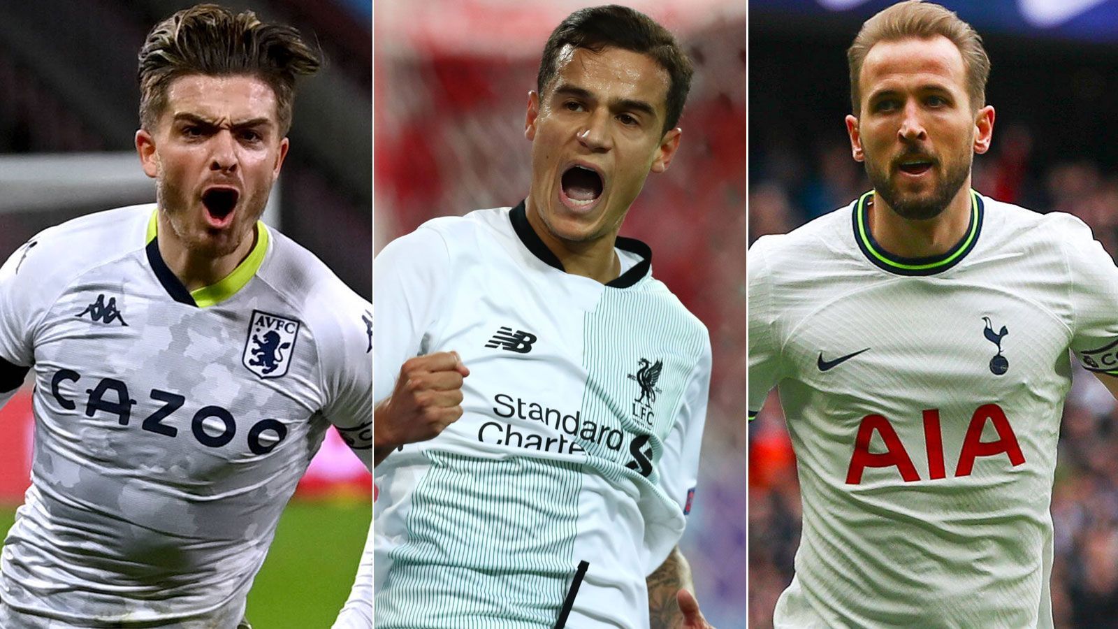 <strong>Premier League: Das sind die 15 teuersten Transfers der Geschichte</strong><br> Der englische Fußball ist dafür bekannt, Unsummen an Geld für Transfers auszugeben und immer wieder die eigenen Transferrekorde zu brechen. Doch auch einkassieren können die Premier-League-Klubs - wie beim Verkauf von Harry Kane (r.) an den FC Bayern München. Nun soll ein Bundesliga-Star vor dem Wechsel nach England stehen ...