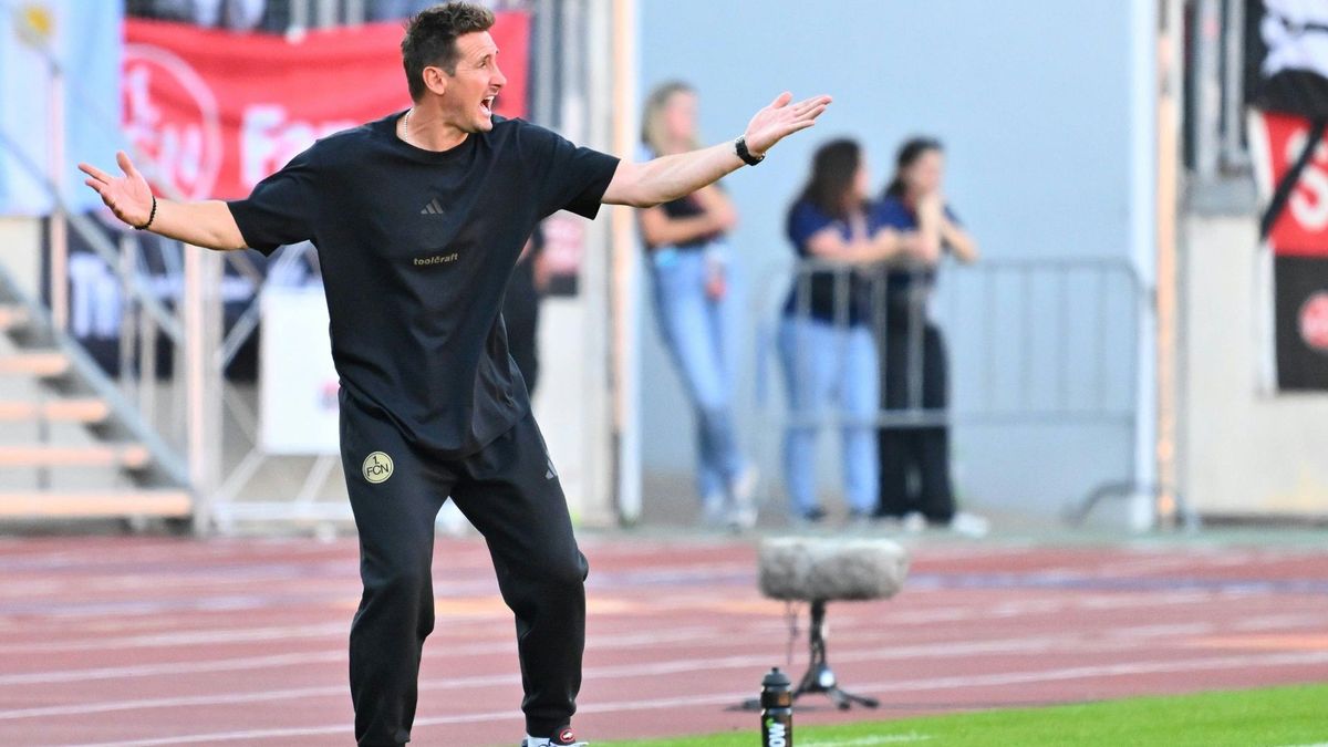 Klose hatte viel zu tun an der Seitenlinie