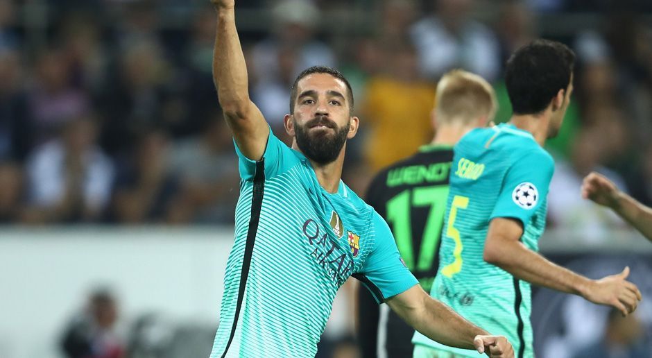 
                <strong>Arda Turan (FC Barcelona)</strong><br>
                Arda Turan: Wurde in der 59. Minute für Rakitic eingewechselt. In seiner ersten Aktion nutzte er klasse Zuspiel von Neymar eiskalt und erzielte das 1:1. Hätte dem Barca-Spiel von Anfang an sicher gut getan. Lupfte den Ball aus 20 Metern fast zum 3:1, doch Sommer passte auf. Mit ihm hat Barca-Coach Luis Enrique den Sieg eingewechselt. ran-Note: 2
              