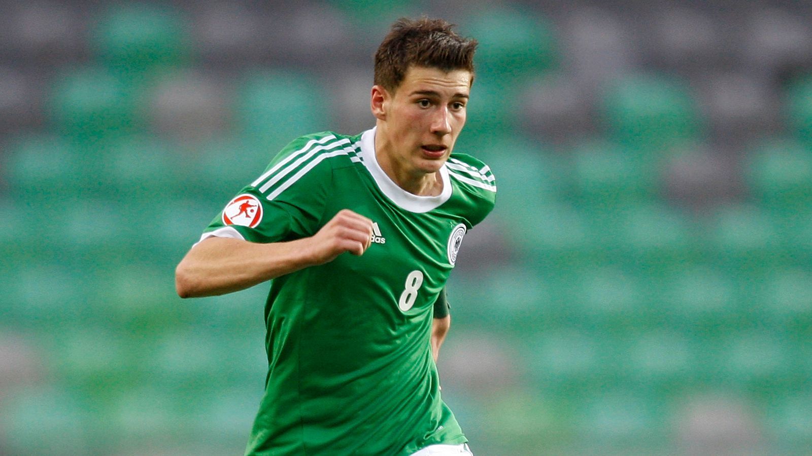 
                <strong>Leon Goretzka</strong><br>
                U17-Debüt: 24.08.2011 U17-Spiele/-Tore: 17/5A-Nationalmannschaft-Debüt: 13.05.2014 A-Nationalmannschaft-Spiele/-Tore: 20/7
              