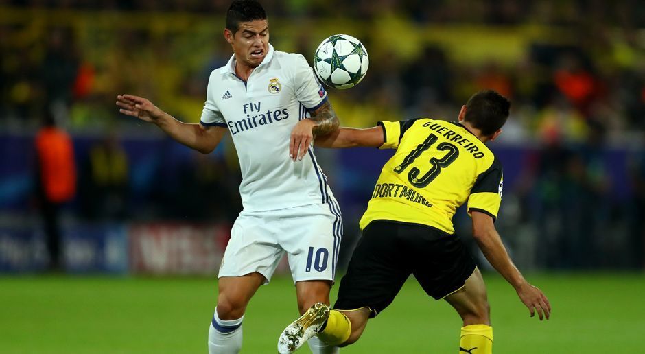 
                <strong>James Rodriguez (Real Madrid)</strong><br>
                James Rodriguez: Statistisch gesehen einer der aktivsten Spieler bei Real, aber ohne dabei spektakulär in Erscheinung zu treten. War bei einer Kombination vor dem 1:0 beteiligt, sonst relativ unauffällig. In der zweiten Halbzeit dann auch statistisch nicht mehr aktiv. Wurde in der 69. Minute für Kovacic ausgewechselt. ran-Note: 4
              