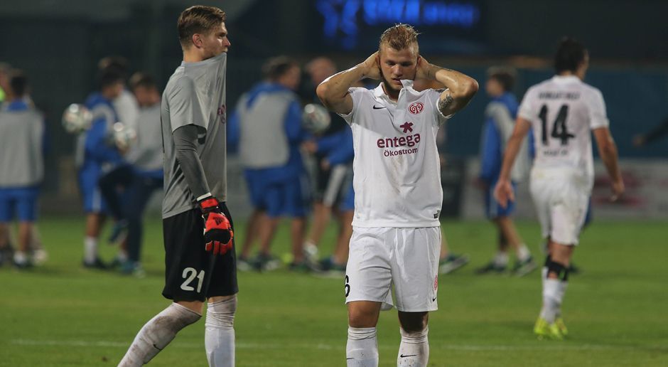 
                <strong>Saison 2014/15: 1. FSV Mainz 05 </strong><br>
                Aus in der QualifikationsrundeGegner: Asteras Tripolis (1:0 und 1:3)
              