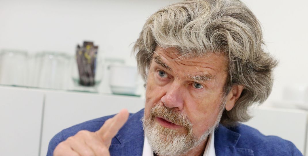 Messner setzt sich seit Jahrzehnten gegen Umweltzerstörung und Klimawandel ein.