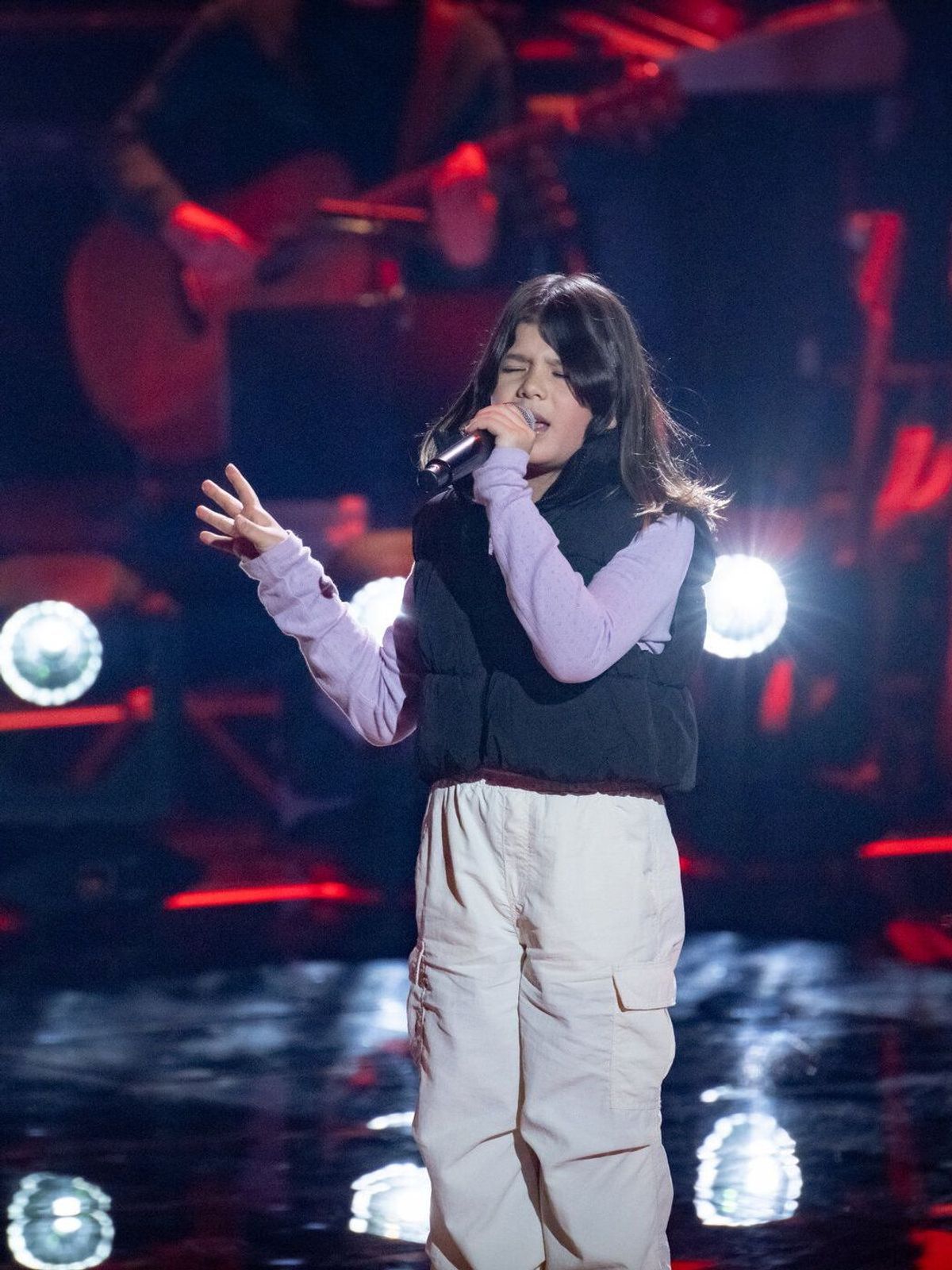 Talent Lana bei den Blind Auditions von "The Voice Kids" 2024