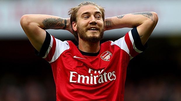 
                <strong>Nicklas Bendtner</strong><br>
                Nicklas "der Lord" Bendtner darf in keiner Auflistung fehlen - und schon gar nicht in dieser! Denn erst beim FC Arsenal nahm die Welt zum allerersten Mal so richtig Kenntnis zum "Lord" ...
              