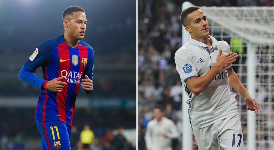 
                <strong>Neymar vs. Lucas Vazquez</strong><br>
                Neymar vs. Lucas Vazquez: Ein ungleiches Duell, dass der direkte Bale-Ersatz Lucas Vazquez klar verliert. 18 Saisoneinsätze, ein Tor und sechs Vorlagen sind für Vazquez zwar keine schlechte Bilanz, aber Neymar ist Neymar. Sorgt der Brasilianer für die Entscheidung im Clasico, ist er der Held. 6:5 für Barcelona.
              