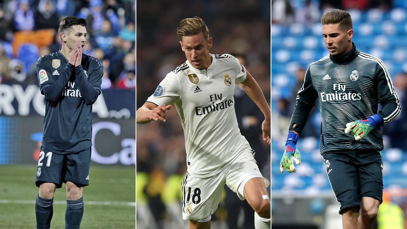 
                <strong>Zidane und Co.: Diese Youngsters sollen die Zukunft von Real Madrid bilden</strong><br>
                Bei Real Madrid steht der große Umbruch bevor. Altstars wie Marcelo, Bale und Kroos stehen im Sommer offenbar vor dem Abschied. Im La Liga-Spiel gegen Huesca stellte Zinedine Zidane eine Reihe von Youngstern, unter anderem seinen Sohn Luca Zidane (re.), auf den Prüfstein und ließ sie entweder in der Startelf oder als Ergänzungsspieler auflaufen. Auch andere junge Talente drängen in dieser Saison in die erste Mannschaft der Madrilenen. ran.de zeigt euch die mögliche Zukunft der "Königlichen".
              