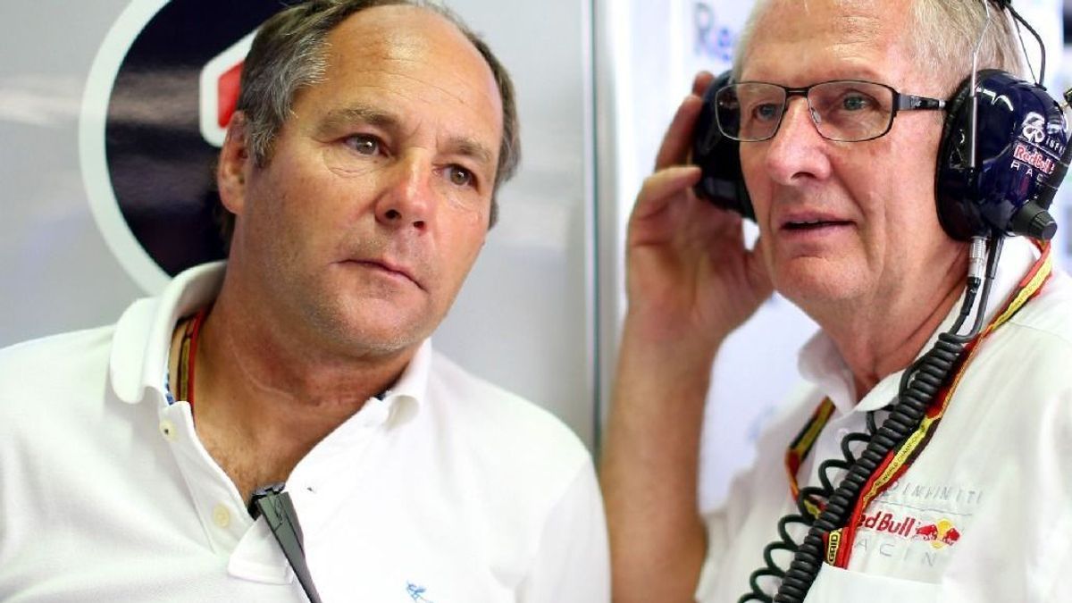 Langjährige Weggefährten: Gerhard Berger und Red-Bull-Mann Helmut Marko