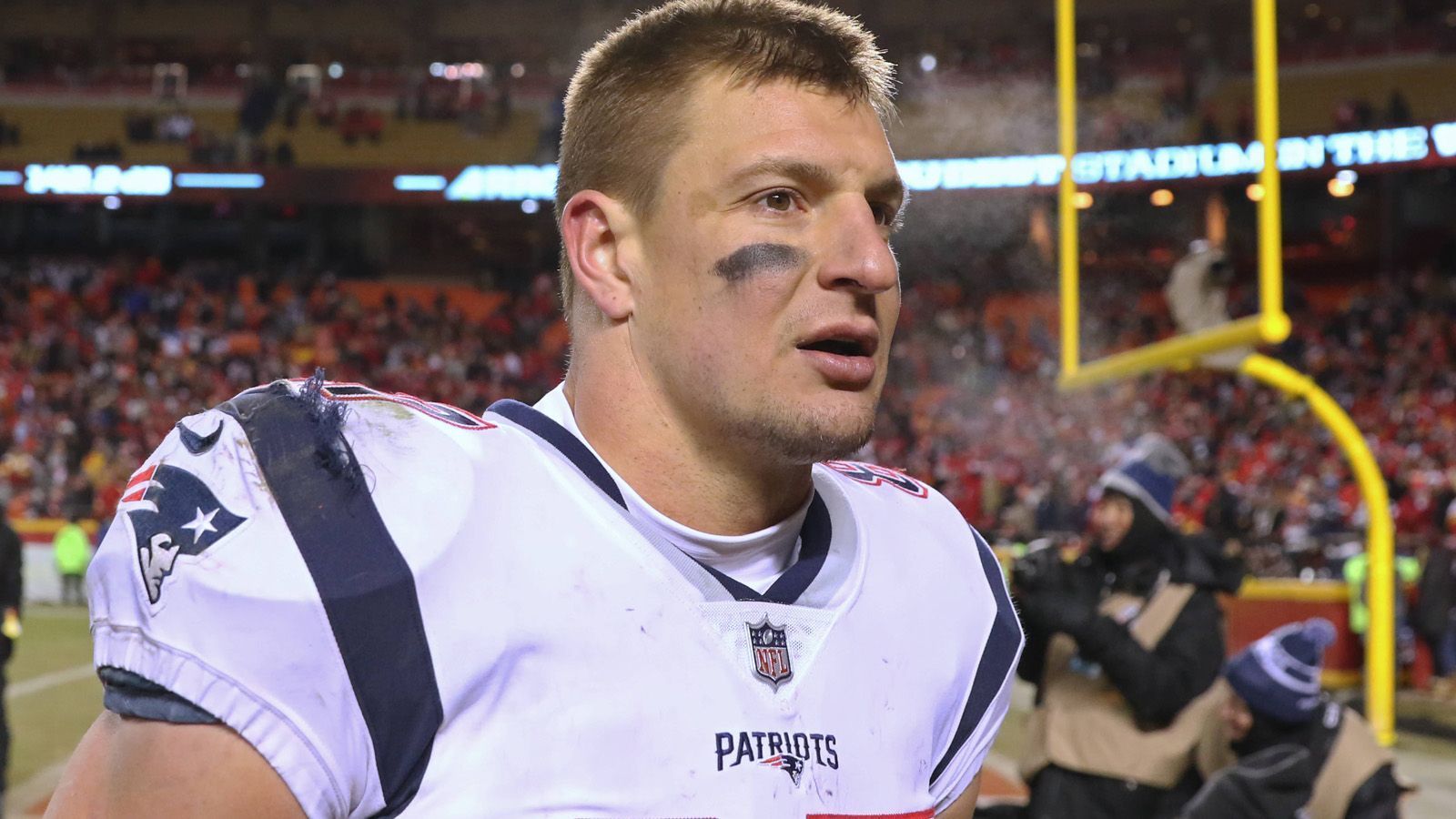 
                <strong>Platz 17: Rob Gronkowski</strong><br>
                Team: New England PatriotsPosition: Tight End (Karriere beendet)
              