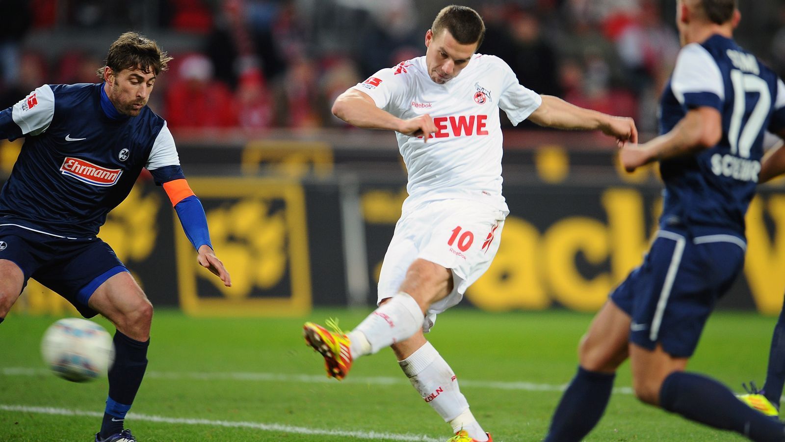 
                <strong>Platz 2 - Lukas Podolski</strong><br>
                Bundesliga-Tore mit dem linken Fuß: 52Vereine in der Bundesliga: 1. FC Köln, FC Bayern München
              